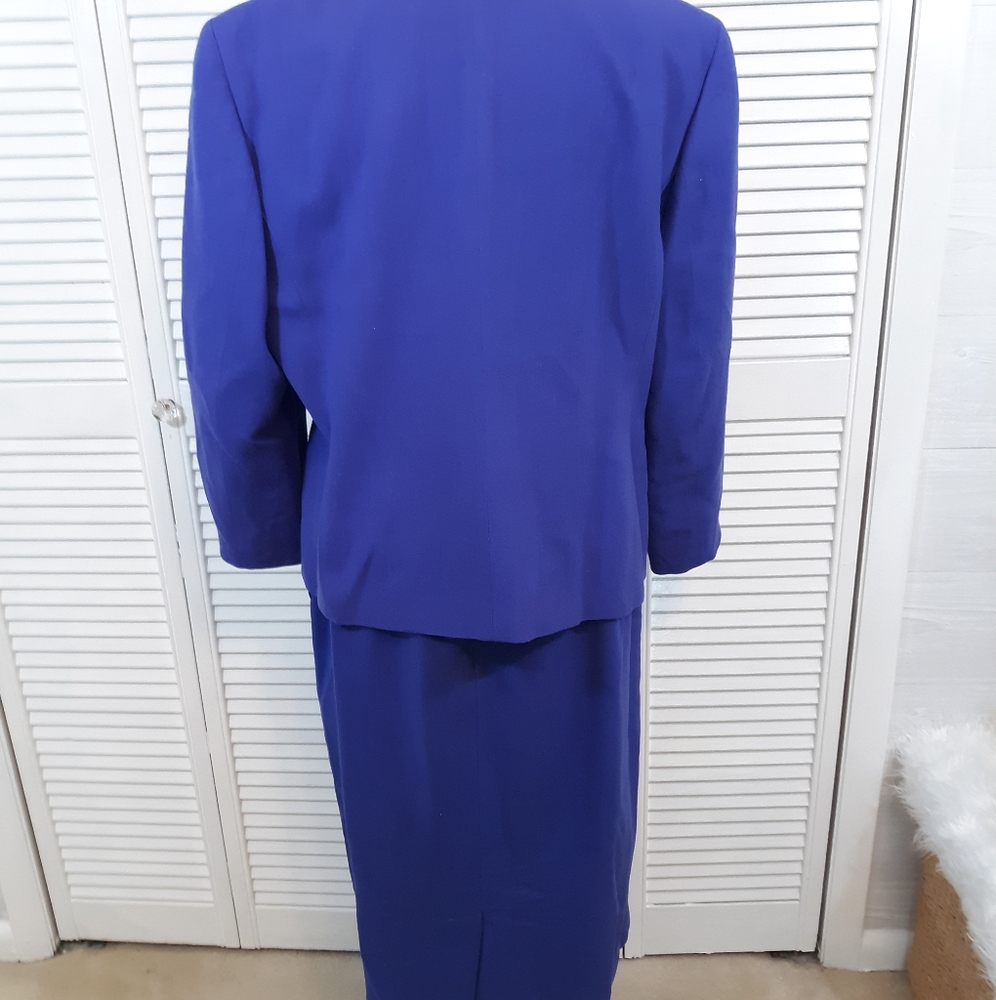 Pendleton vintage wool blazer skirt suit 16P *C1 - Picture 3 of 5